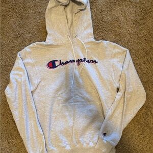 Champion Light Gray Hoodie